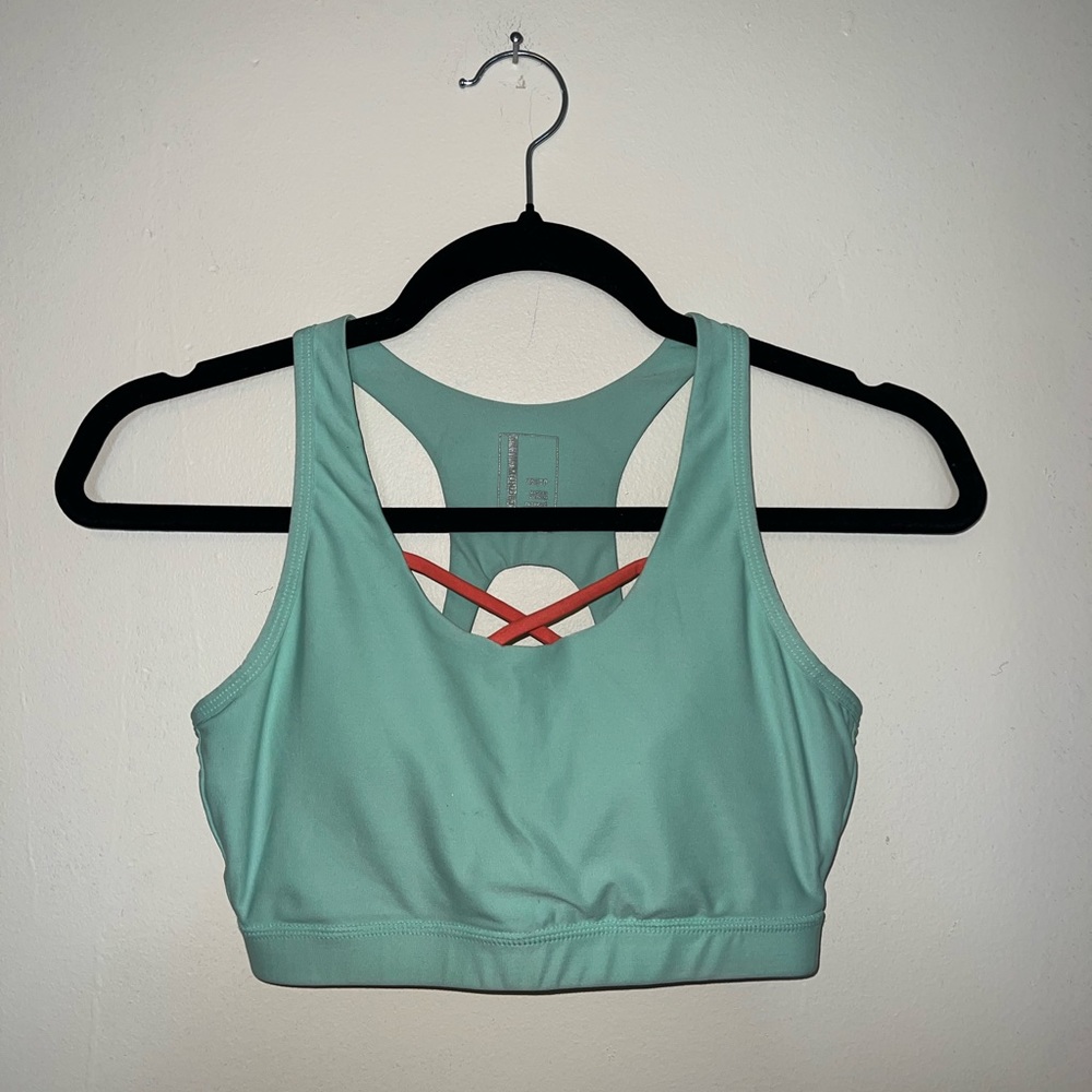 Mondetta Teal Sports Bra NWOT